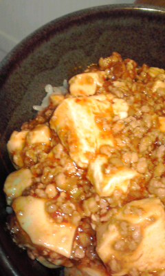 麻婆豆腐丼