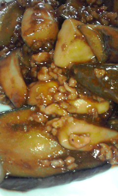 エリンギ入り麻婆茄子
