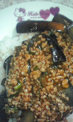 麻婆茄子飯