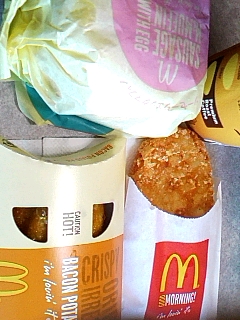 朝からマクドナルド