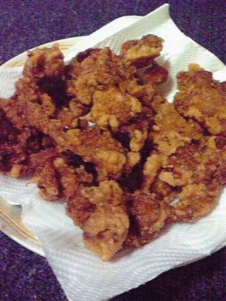 鶏皮の唐揚げ