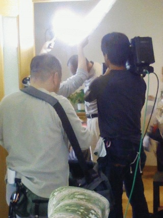 県民ショー撮影中