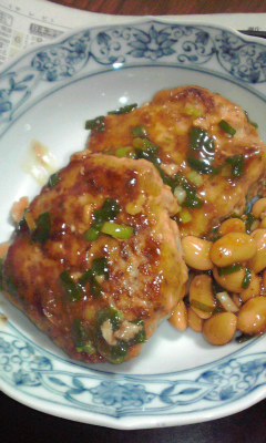 鶏鰯ハンバーグ