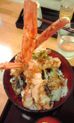 カニ天丼