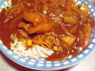 カレー素麺