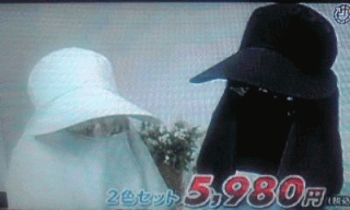 ＵＶつば広帽子