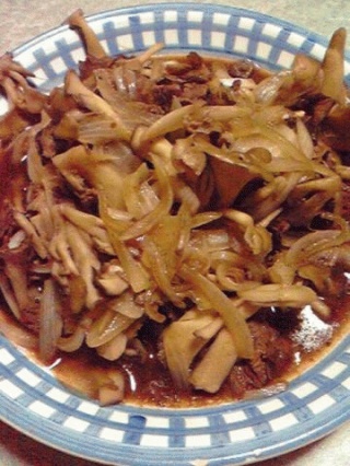 キノコのすき焼き風