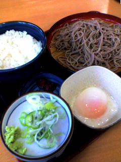 そば朝定食