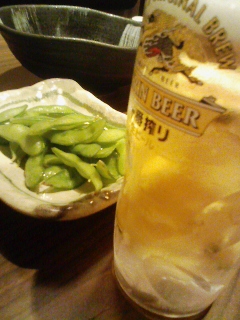 ビールには枝豆