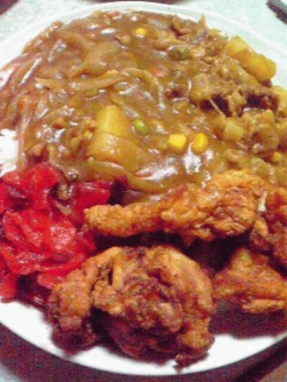 唐揚げカレー