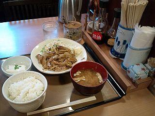 しょうが焼き定食