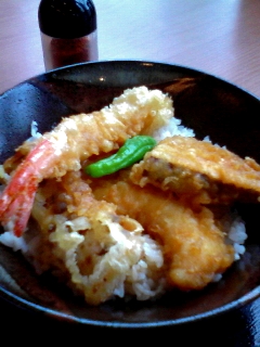 いつもの天丼