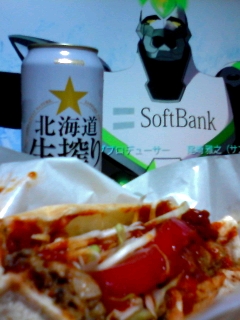 夜食なう