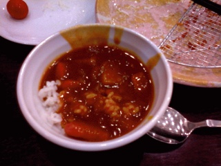 食後のカレー