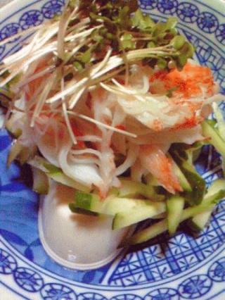 豆腐サラダ