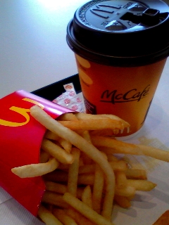 ポテトとコーヒー