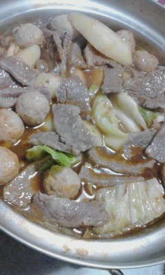 ローストビーフ鍋