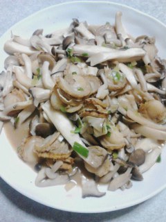 茸とホタテ