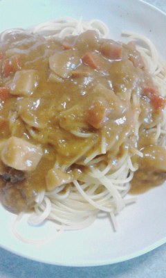 カレーパスタ