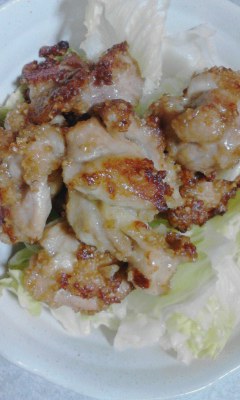 焼いた唐揚げ