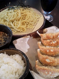 つけ麺餃子セット