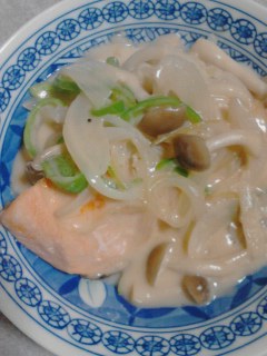 鮭のクリームソース煮