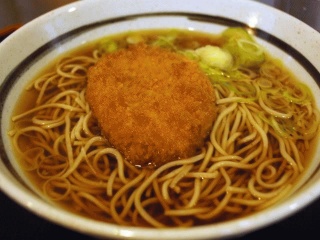 コロッケそば