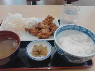 から揚げ定食
