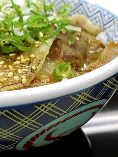 ねぎ塩豚丼