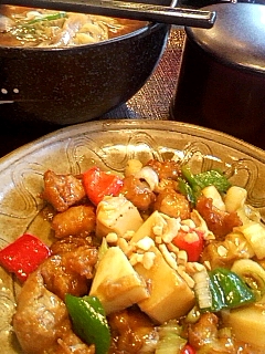 鶏ナッツ炒め