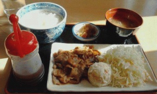 しょうが焼き定食