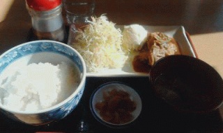 しょうが焼き定食