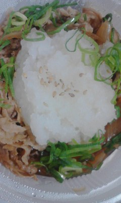 おろしポン酢牛丼
