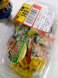 １日分の緑黄色野菜サラダ