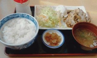 しょうが焼き定食