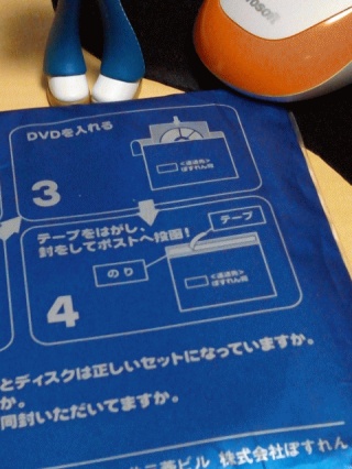 ポストに返却