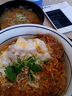 今日もカツ丼(梅)