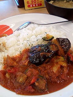 カレーに味噌汁