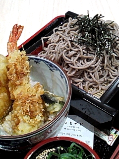 ざる＋ミニ天丼