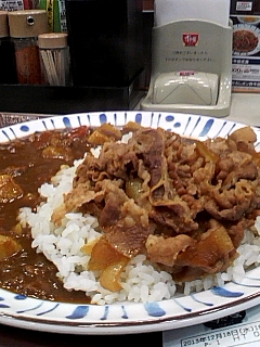 牛あいがけカレー