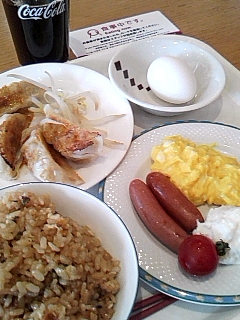 朝食バイキング