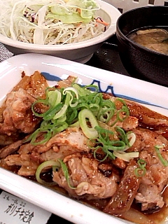 ガリチキ定食