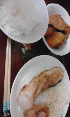 鮭のムニエル