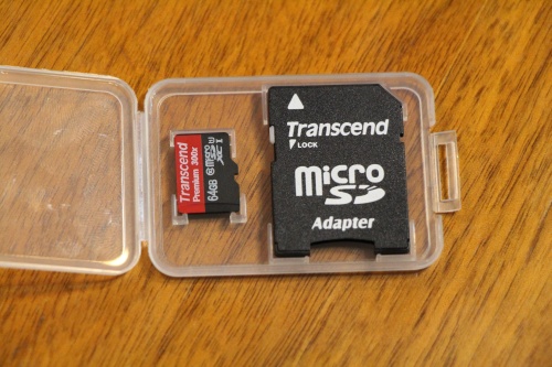 今日の物欲：Trancendの64GB microSDXC class10(UHS-I)とGoPro用オプション2つ /usePocket